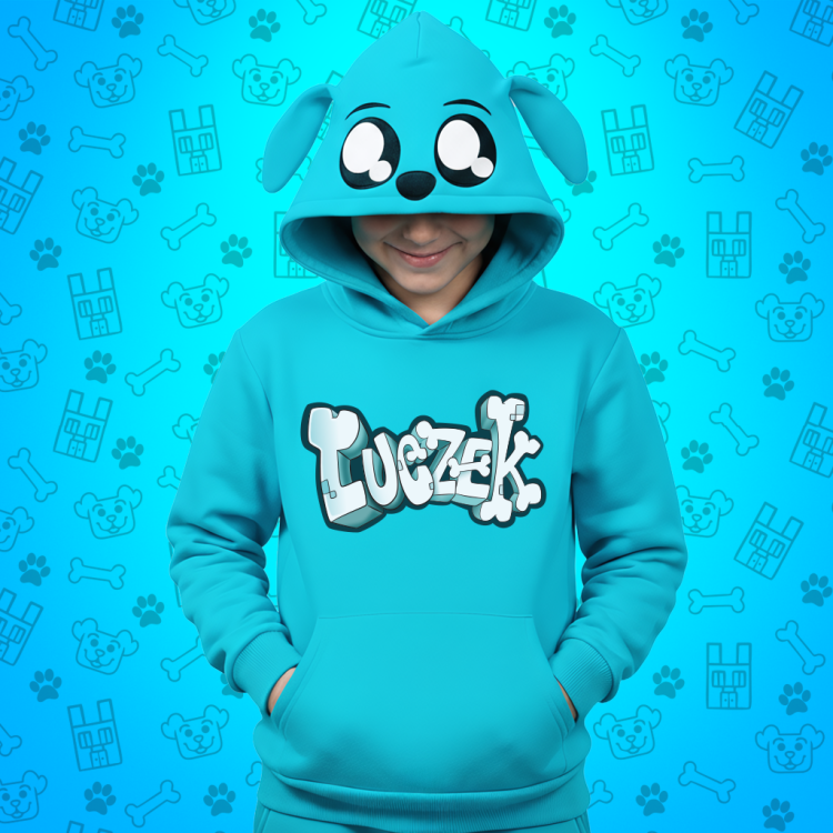 Bluza Luczek z uszkami to must-have dla każdego fana! Wygodna, ciepła i pełna uroku, idealna na chłodniejsze dni.