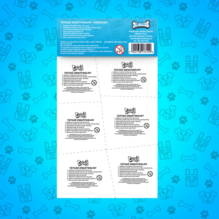 Zestaw tatuaży - Luczek 2026