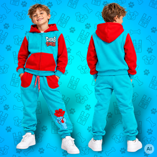 Zestaw! Bluza rozpinana + spodnie Luczek i Pimpek