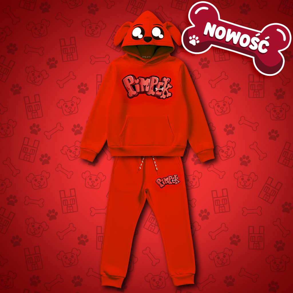 Bluza z Uszkami + spodnie Pimpek
